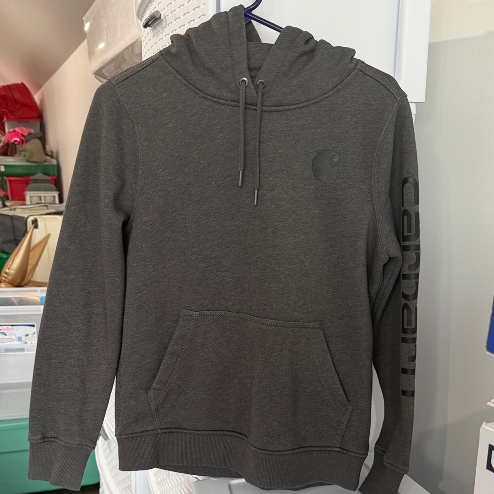 Carhartt Womens Small Charcoal Hoodie
